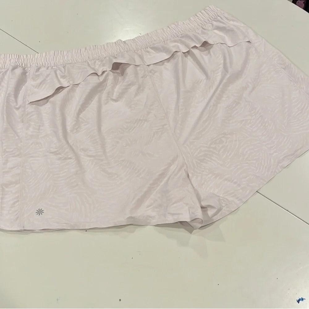 Athleta Women's Athletic Shorts Printed Hustle - Picture 2 of 3